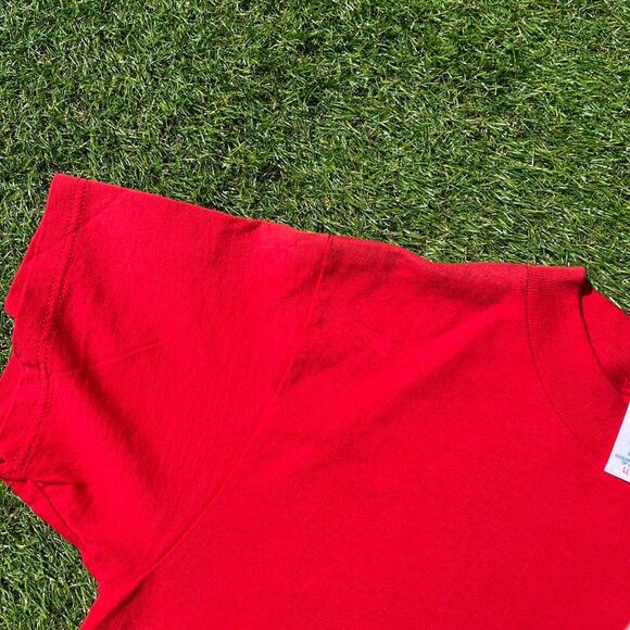 Vintage Cleveland Indians MLB Red Graphic T-Shirt Logo Tee baby tee cropped fit - Picture 5 of 7